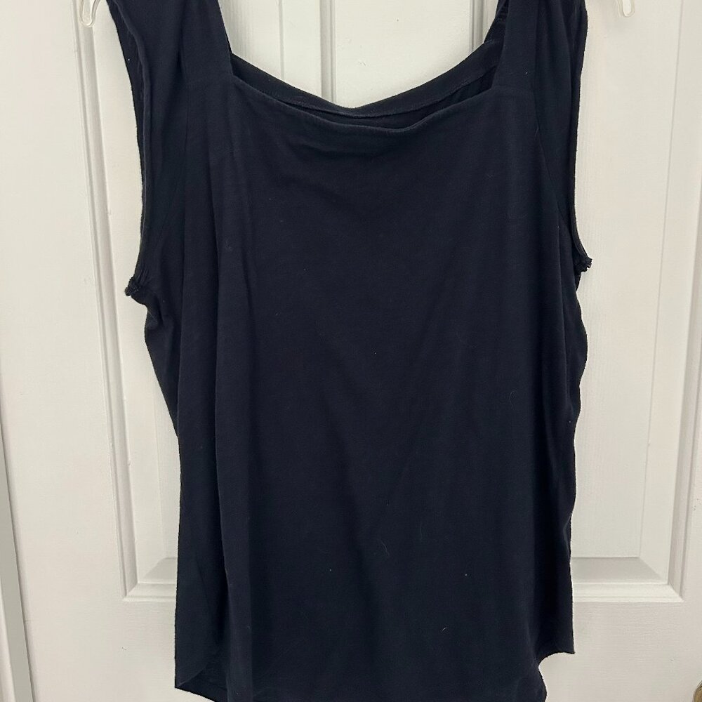 Loft Square Neck Navy Tank